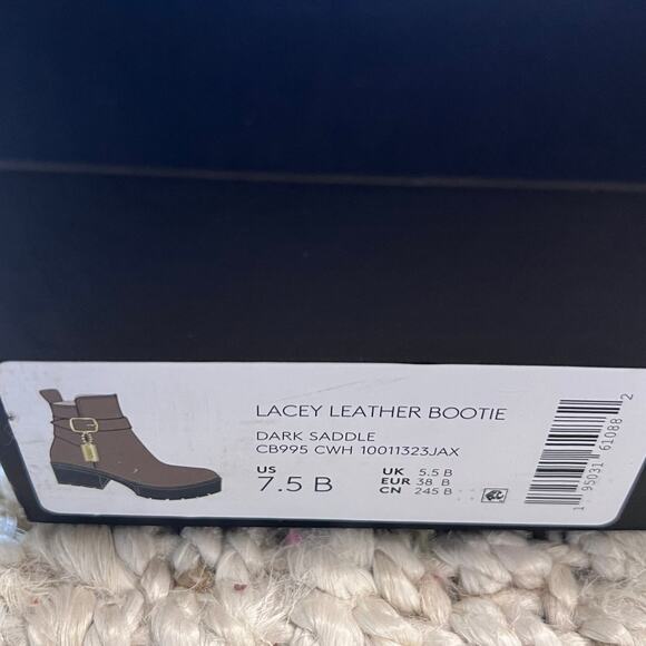 Coach Lacey Leather Bootie Sz 7.5B - Picture 8 of 8